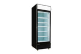 Kool-It KGM-23 | 28" Wide 1 Swing Door Black Merchandiser Refrigerator - KGM-23