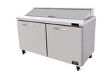 Kool-It KST-60-2 | 60" Wide 2 Door Sandwich Prep Table - KST-60-2