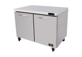 Kool-It KUCF-60-2 | 60" Wide 2 Door Undercounter Freezer - KUCF-60-2