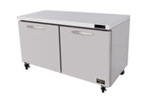 Kool-It KUCF-60-2 | 60" Wide 2 Door Undercounter Freezer - KUCF-60-2