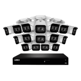 Lorex 16-Channel Fusion NVR System with Sixteen 4K 8MP IP Cameras Security Surveillance System New N4K3-1616WB