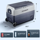 BODEGA cooler Portable Freezer 53qt/50L with Flexible Dual Zone - T50