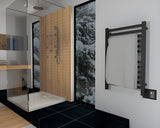 Amba Heated Towel Rack Model Q2033 Height 33 1/4″ - Q2033B