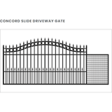 Amazing Gates Concord Slide Driveway Gate