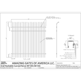 Amazing Gates Security Rackable Fence Panel DH-FN-SECURITY-8