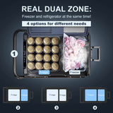 Earth Day Sale-BODEGAcooler Portable Refrigerator TWW55 59Qt/55L - TWW55-1