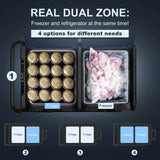 BODEGA cooler Portable Freezer 80Qt/75L Dual Door - TWW75