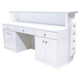 Whale Spa - Valentino Lux Tufted Reception Desk