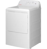 HOTPOINT 6.2 cu. ft. Capacity Electric Dryer with Up To 120 ft. Venting and Shallow Depth - HTX26EASWWW-KT