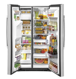 GE APPLIANCES GSS25IYNFS GE® 25.1 Cu. Ft. Fingerprint Resistant Side-By-Side Refrigerator - GSS25IYNFS-KT