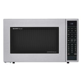 SHARP 1.5 cu. ft. 900W Sharp Stainless Steel Carousel Convection + Microwave Oven - SMC1585BS-KT
