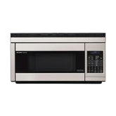 SHARP 1.1 cu. ft. 850W Sharp Stainless Steel Over-the-Range Convection Microwave Oven - R1874TY-KT