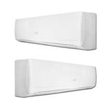 Air-Con Eclipse Series 30000 BTU 18.9 SEER Ductless Mini Split Air Conditioner 15ft Lineset & Wiring - ASPCI/EM4H4S30