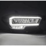 Alpharex Trd Reflector Style Led Headlights Black 2023-2016 Toyota Tacoma - AHL-TT16-L-SA-B+810015