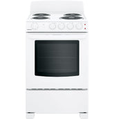 HOTPOINT RAS240DMWW Hotpoint 24" Electric Free-Standing Front-Control Range - RAS240DMWW-KT