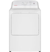 HOTPOINT 6.2 cu. ft. Capacity Gas Dryer with Up To 120 ft. Venting and Shallow Depth -HTX26GASWWW-KT