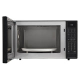 SHARP 1.5 cu. ft. 900W Sharp Matte Black Carousel Convection Microwave Oven - SMC1585BB-KT