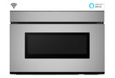 SHARP 24 in. 1.2 cu. ft. 950W Sharp Stainless Steel Smart Easy Wave Open Microwave Drawer Oven - SMD2479JS-KT