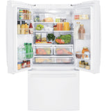 GE APPLIANCES GNE25JGKWW GE® ENERGY STAR® 24.7 Cu. Ft. French-Door Refrigerator -GNE25JGKWW-KT