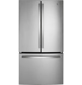 GE APPLIANCES GWE22JYMFS GE(R) ENERGY STAR(R) 21.9 Cu. Ft. Fingerprint Resistant Counter-Depth French-Door Refrigerator - GWE22JYMFS-KT