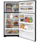 HOTPOINT 15.6 Cu. Ft. Recessed Handle Top-Freezer Refrigerator - HPS16BTNRBB-KT
