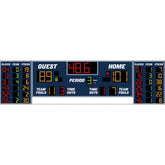 Electro-Mech Basketball/Volleyball Scoreboard With 6-Player Stat Panels - LX2576