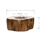 Elementi - Manchester Irregular Round Concrete Fire Pit Table OFG145