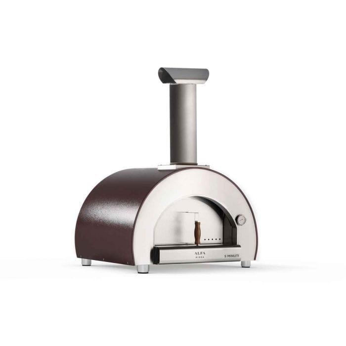 Alfa FX5MIN-LRAM-T 5 Minuti 23-Inch Countertop Wood-Fired Pizza Oven