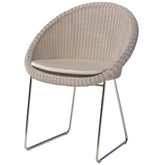 Vincent Sheppard Gipsy Dining Chair - Stainless Steel Base - KIT-GD015S007-S0606