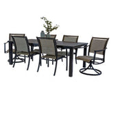 Hanamint Sherwood 44" X 84" Sling Dining Set 7 Piece Set - 64759