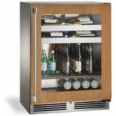 Perlick 24" Built-In Undercounter Outdoor Beverage Center with 10 Bottle and 41 Can Capacity, Panel Ready Door - HH24BO-4-4