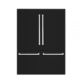 Hallman 4-Pc Kitchen Package w/ 48" Pro Range, 60" Free-Standing Refrigerator, 24" Dishwasher and 48" Hood Bold Stainless Steel
