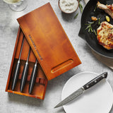 Zwilling Kramer-Euroline Stainless Damascus 4pc Steak Knife Set - 1021701