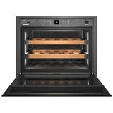 Liebherr Built-in Fully Integrated Black Glass Wine Cabinet - HWGB 1803