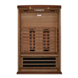 Maxxus 2-Person Full Spectrum Near Zero EMF Under 2MG Infrared Sauna Red Cedar