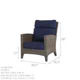Grand Stafford Lounge Chair - NC4331C-HUSK
