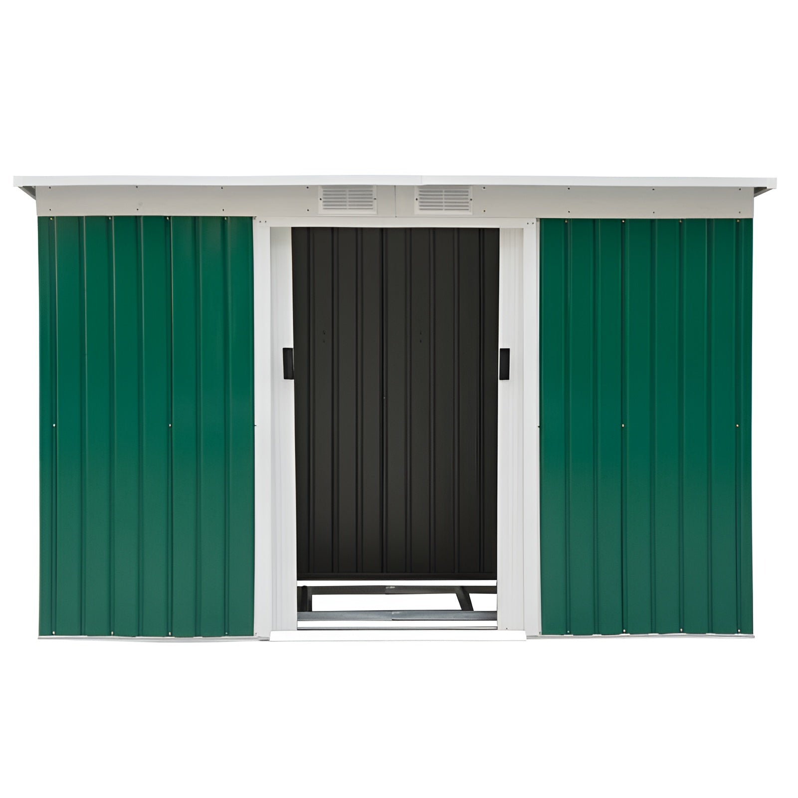 Outsunny 9' x 4.5' x 5.5' Outdoor Rust-Resistant Garden Storage Shed - 845-032