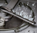 Sharp - 24 in. Slide-In Stainless Steel Hybrid 49 dB Dishwasher - SDW6506JS