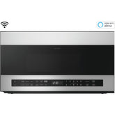 Sharp - 30" / 1.9 CF Smart Over-the-Range Microwave Oven - Over The Range - SMO1969JS