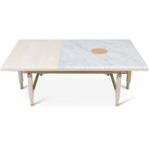 Volk St. Charles Cocktail Table - White - VOLK507-WHT