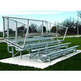 Bleacher 3 Row 27' Deluxe or Standard Aluminum Bleacher - BL327S