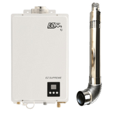 EZ Tankless Indoor Supreme on Demand 8.2 GPM 165000 BTU Natural Gas Tankless Water Heater with Direct Vent Flue Pipe Kit New EZSUPNG