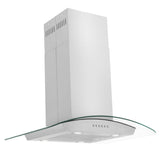 Alpine ZLINE Alpine Series Convertible Island Mount Range Hood in Stainless Steel (ALP70IS) - ALP70IS-30