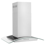 Alpine ZLINE Alpine Series Convertible Island Mount Range Hood in Stainless Steel (ALP70IS) - ALP70IS-30
