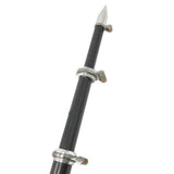 TACO Marine 16' Carbon Fiber Tele-Outrigger Poles Black w/Silver - OT-3160CF