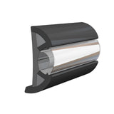 TACO Marine 2-1/2" X 1" Large Suproflex Rub Rail 100' Grey - V11-9970GRD100D
