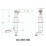 TACO Marine Grand Slam  Mount for 1-1/2" Outriggers - GS-390BHC