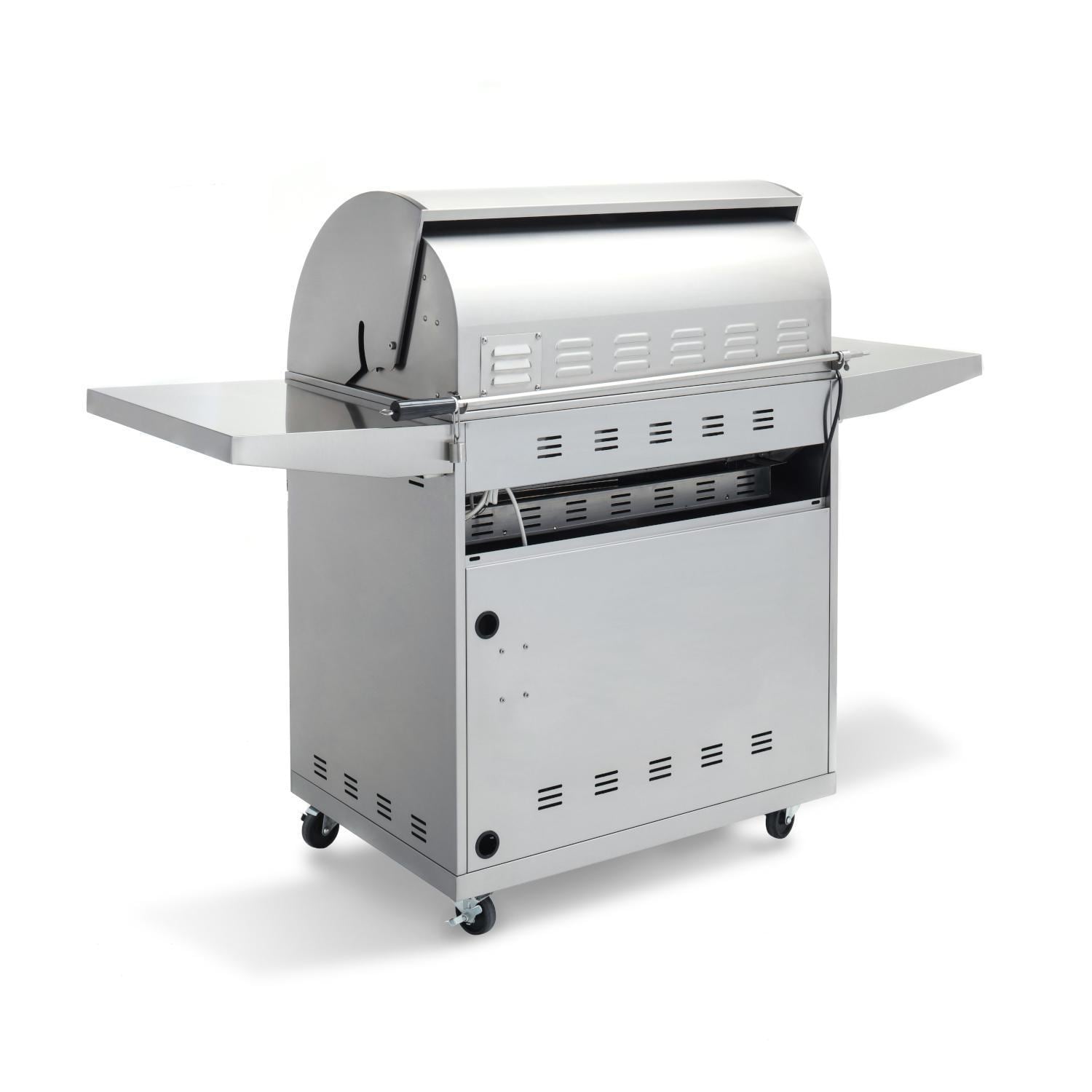 Blaze Professional LUX 34-Inch 3-Burner Propane Grill w/ Rear Infrared Burner - BLZ-3PRO-LP+BLZ-3PRO-CART-LTSC