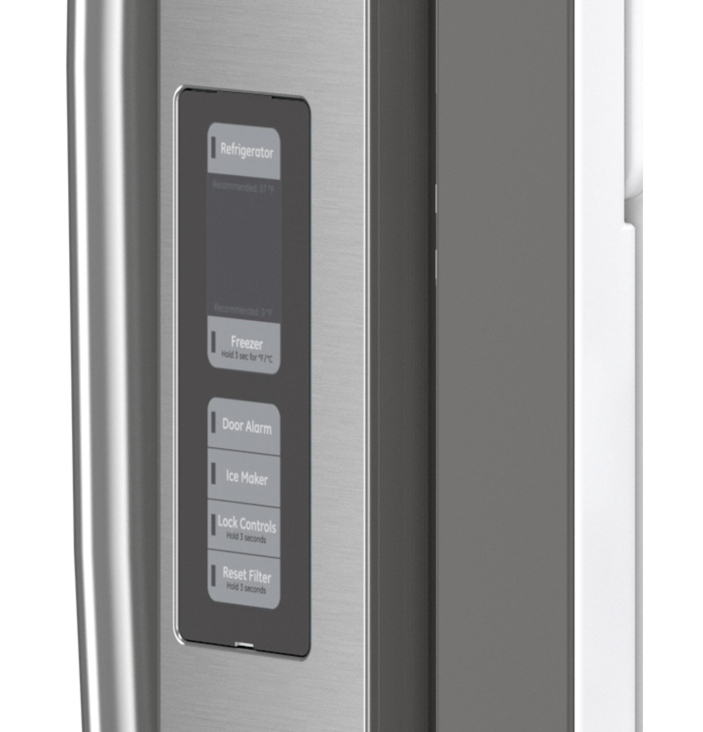 GE APPLIANCES GNE27JGMBB GE® ENERGY STAR® 27.0 Cu. Ft. French-Door Refrigerator - GNE27JGMBB-KT