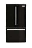Kucht Professional 36 In. 26.1 cu. ft. Refrigerator with Interior Ice Maker, Black - K748FDS-K